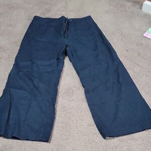 Anthropologie Men's Wide-Leg Sweatpants in Navy